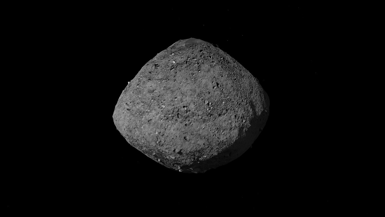 Bennu, B-type rubble pile, in 3D