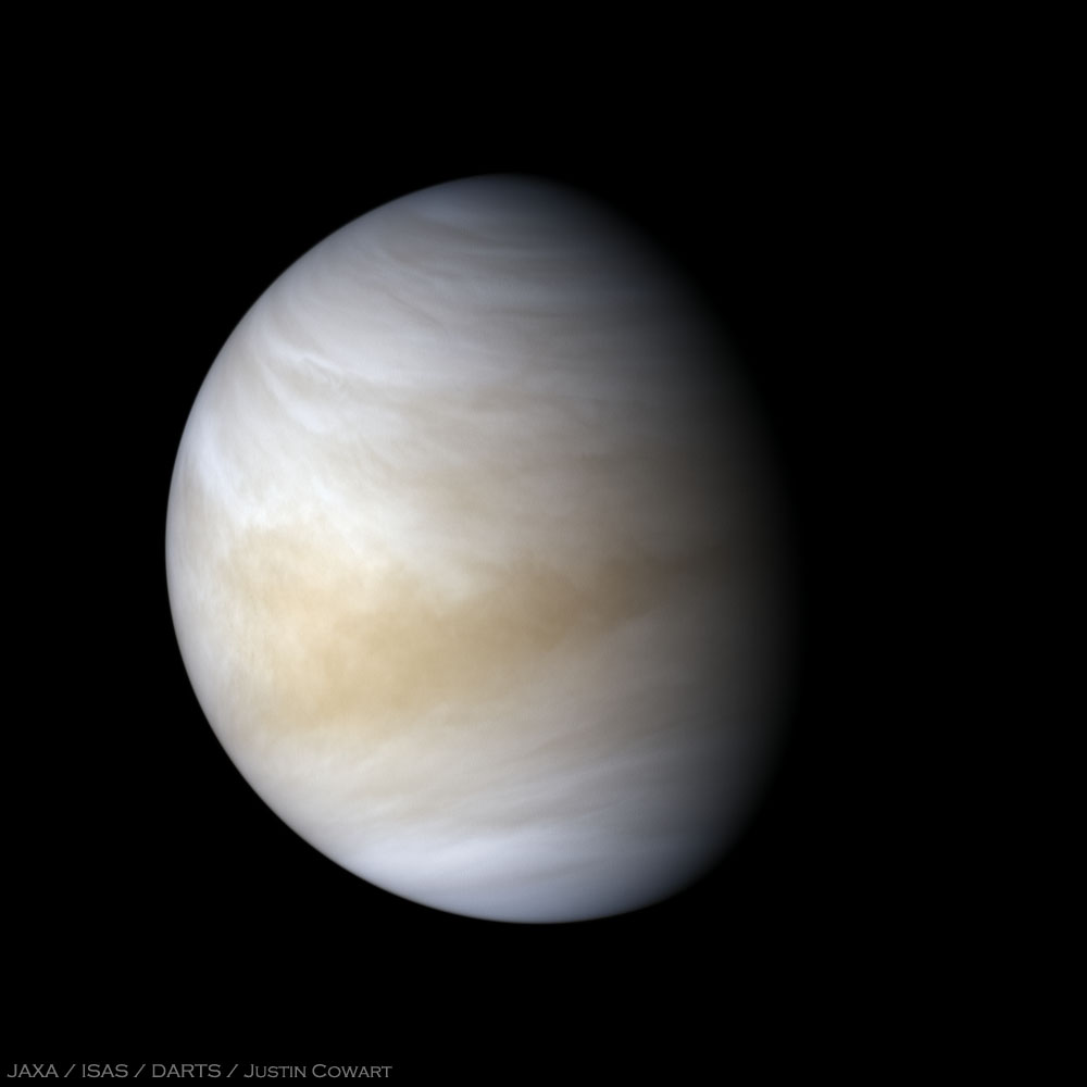 Photo of Venus taken by the Akatsuki spacecraft
