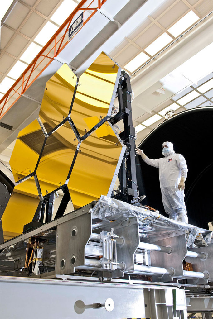 James Webb Telescope mirrors