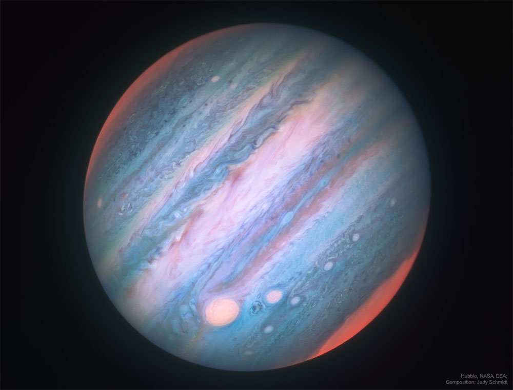 Jupiter in infrared light