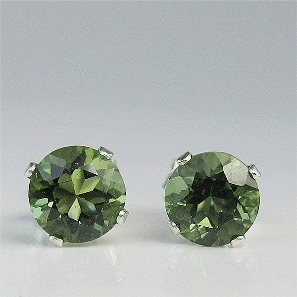 Moldavite earrings