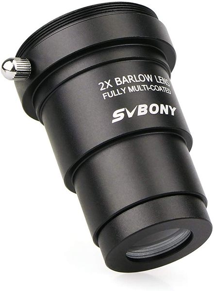 2x Barlow Lens SVBONY Telescope Eyepiece Accessory Kit 4mm 10mm 2x Barlow Lens SVBONY Telescope Eyepiece Accessory Kit 4mm 10mm