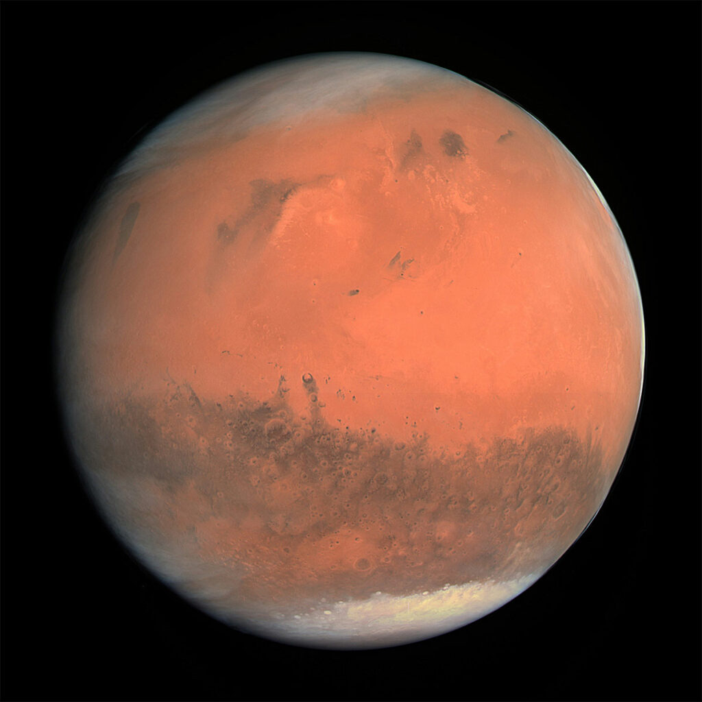 Mars photo by the Hubble