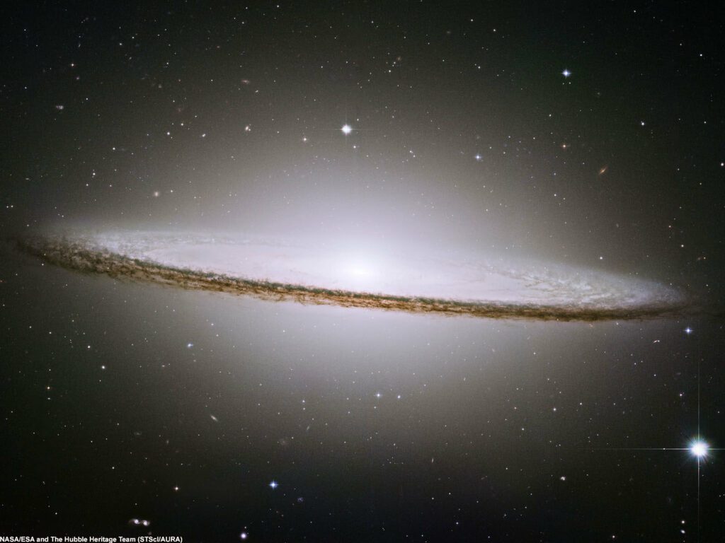 Sombrero Galaxy. Taken by the Hubble telescope