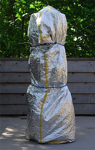 Space blanket telescope cover