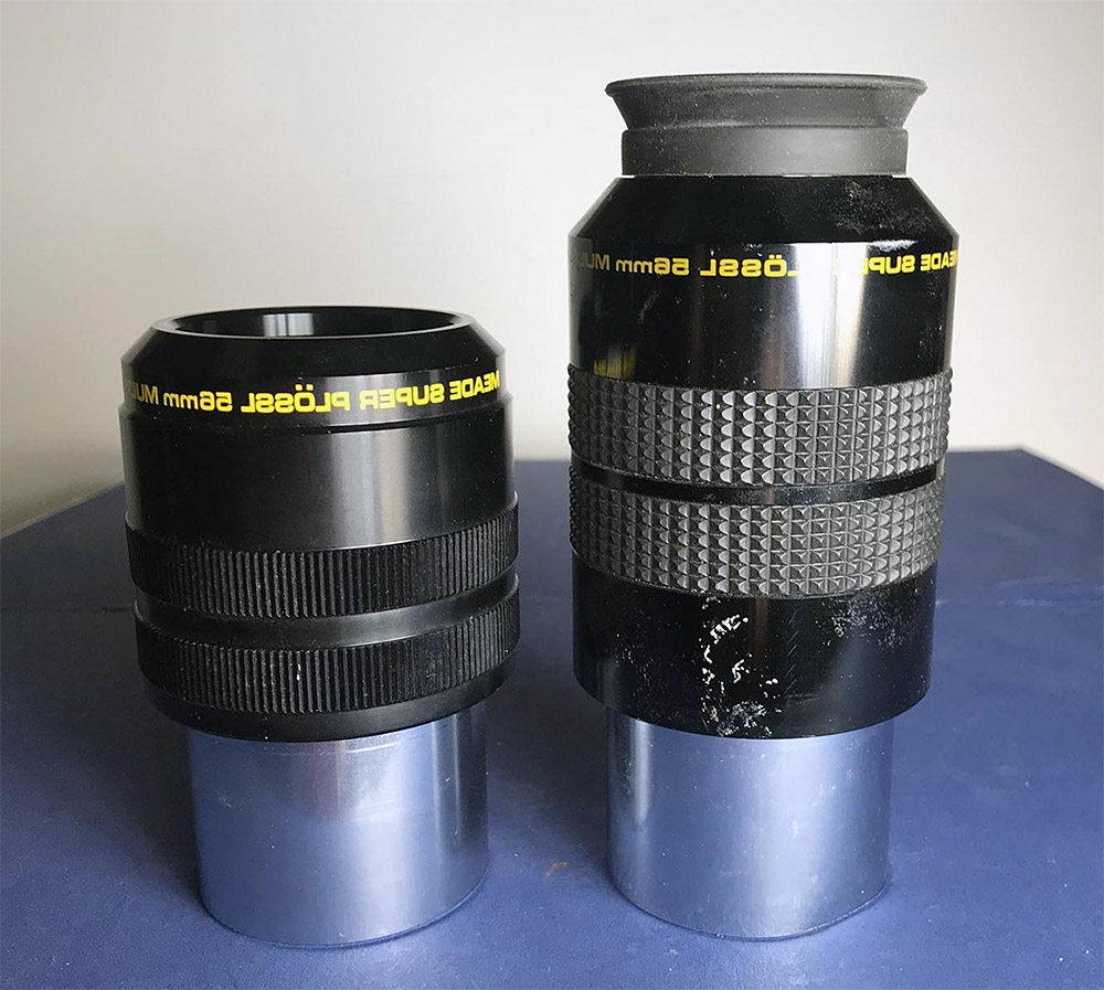 Original Meade Super Plossl eyepieces