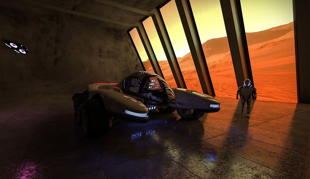 Concept for a Mars vehicle