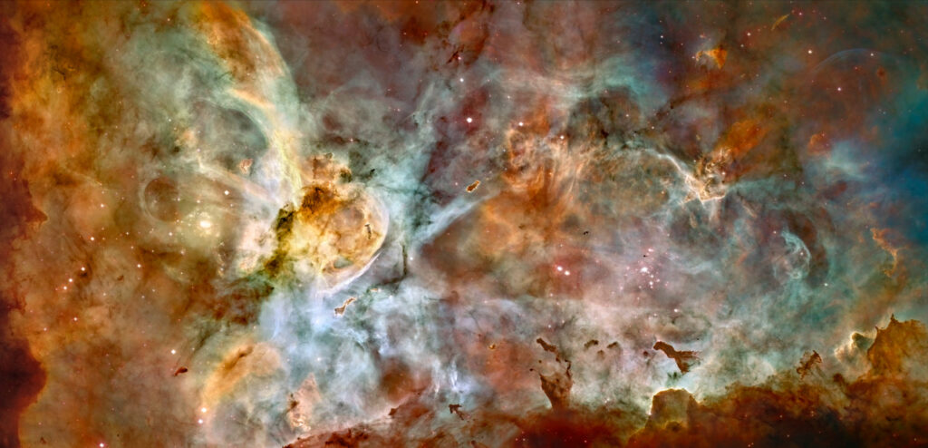 Map of the Carina Nebula