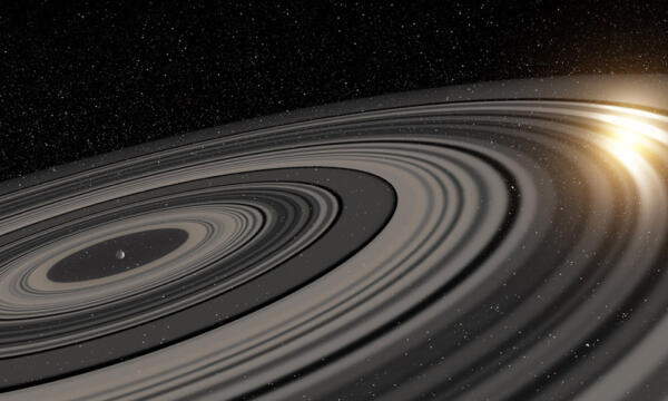 what are the rings of the jovian planets made of