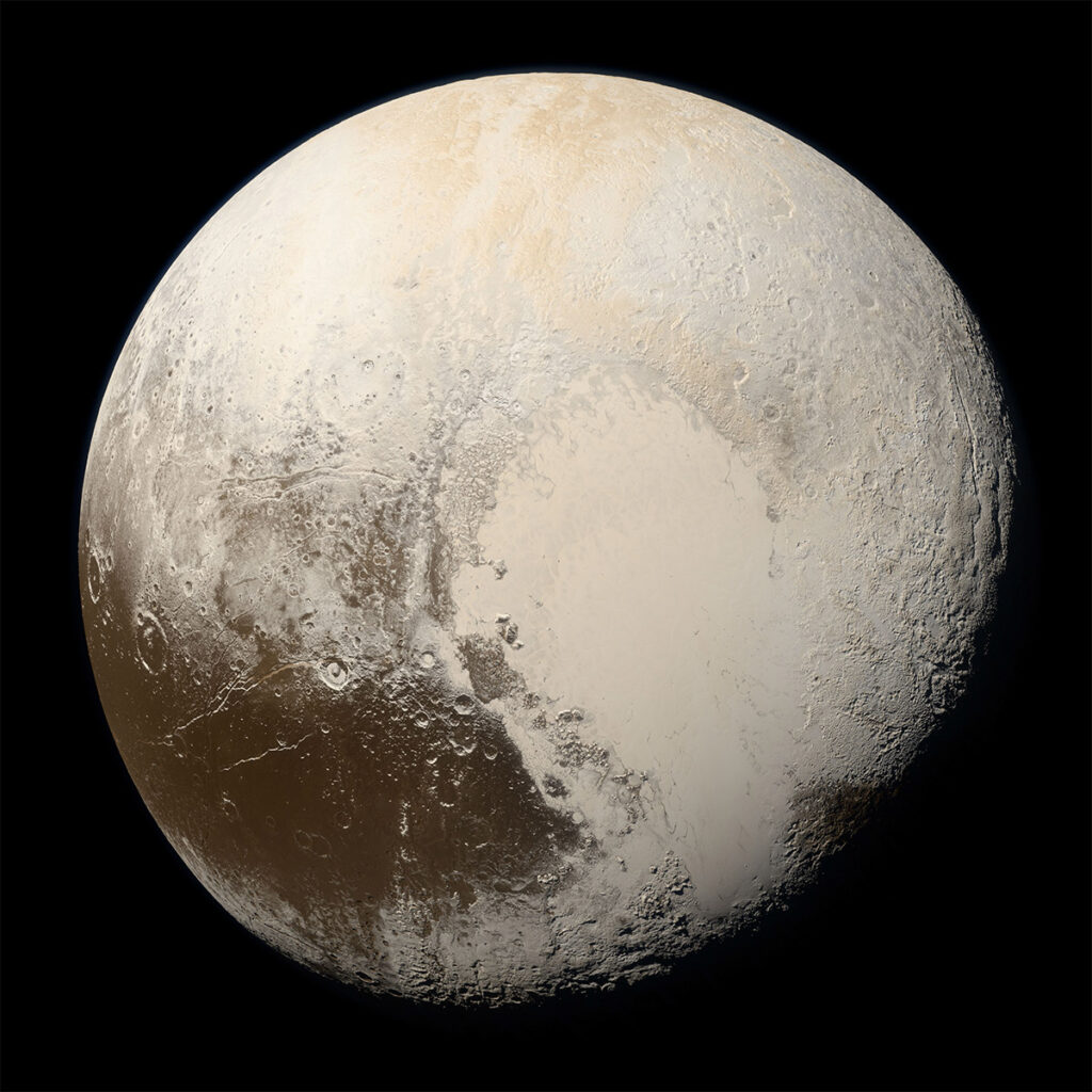 Photo of Pluto taken by the New Horizons probe (2015)
