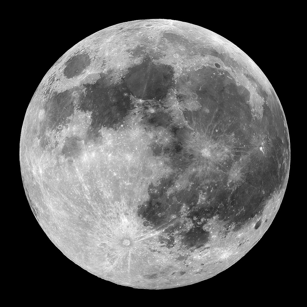 Photo of the full moon