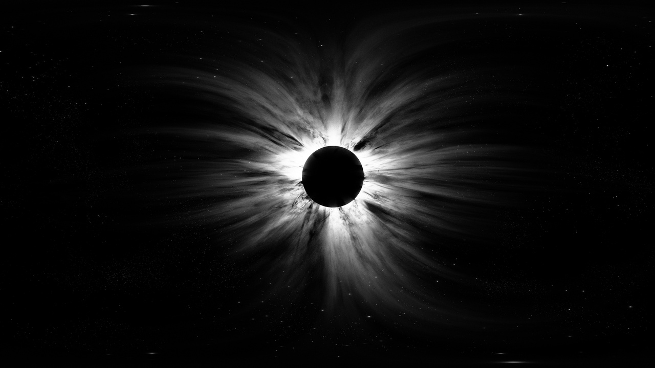 False-color image of the Sun's corona with solar loops
