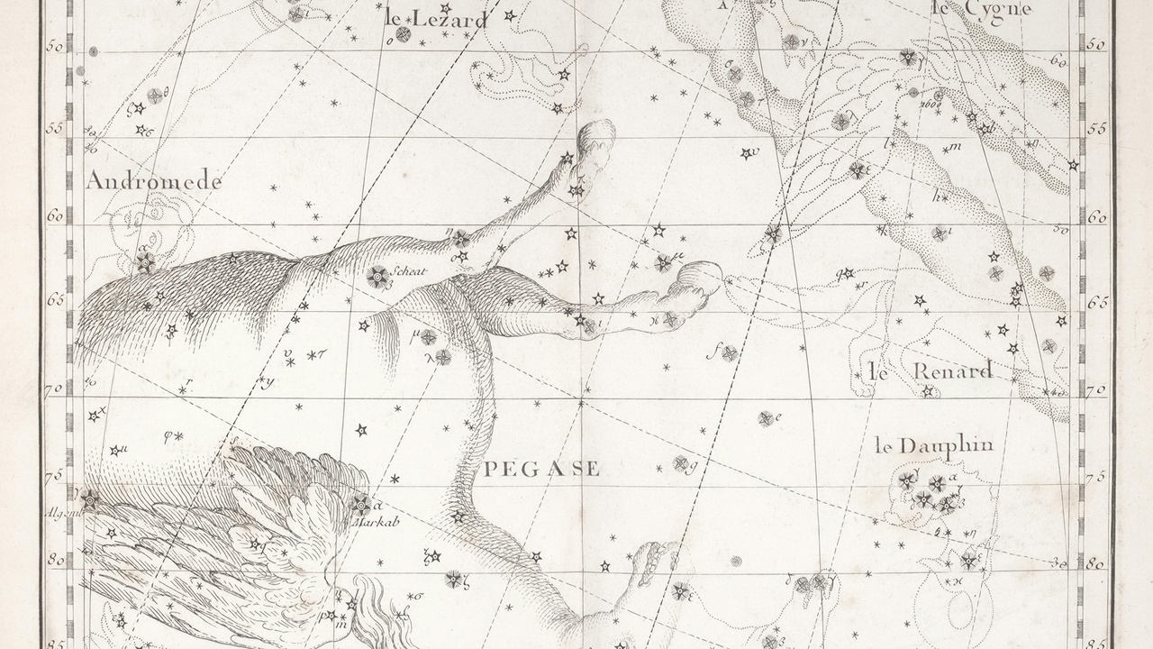 Ptolemy star chart and Copernicus manuscript