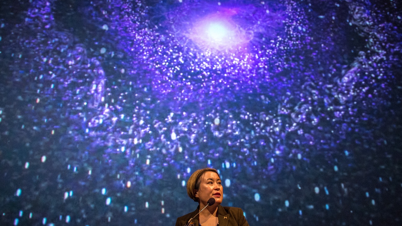 Mission control center and government spacecraft launches