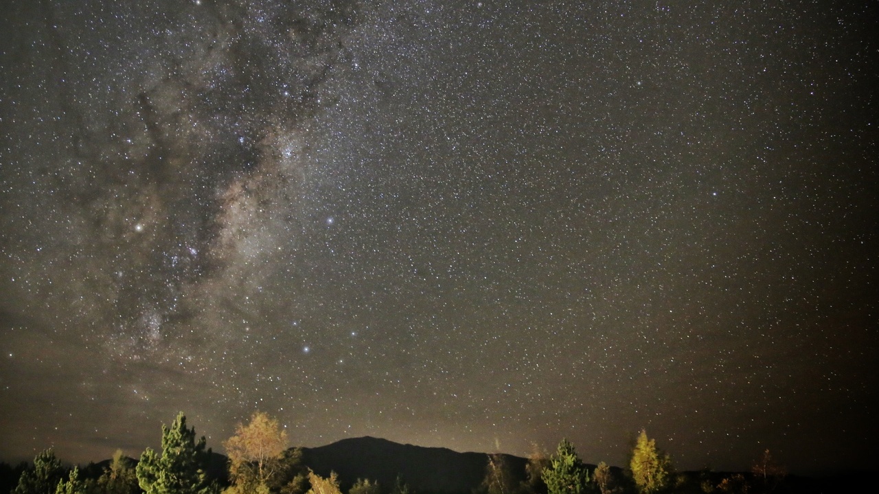 Protected night-sky reserve landscape under the Milky Way