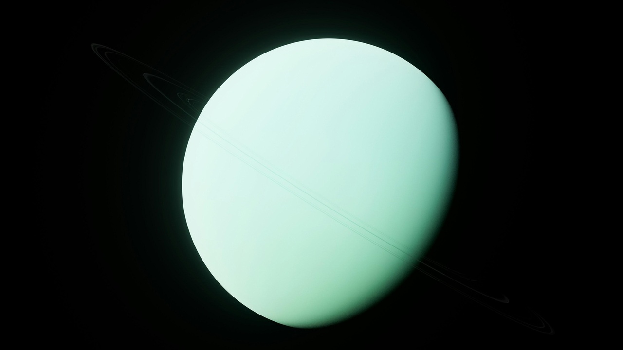 Voyager 2 flyby imagery and mission concept art for Uranus exploration