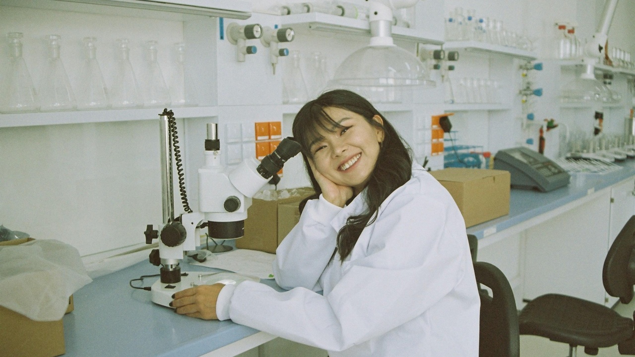 Scientist analyzing planetary data on a computer