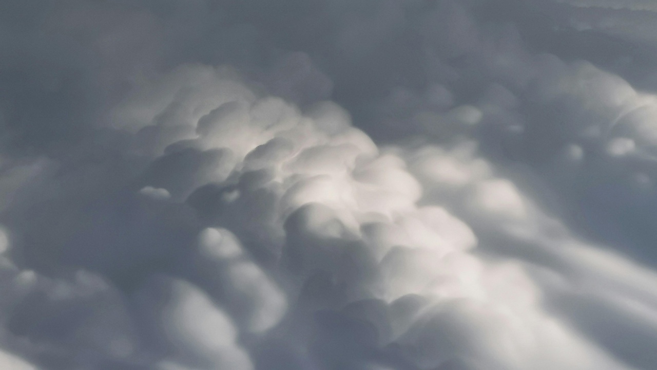 Dramatic clouds and global wind patterns seen from space