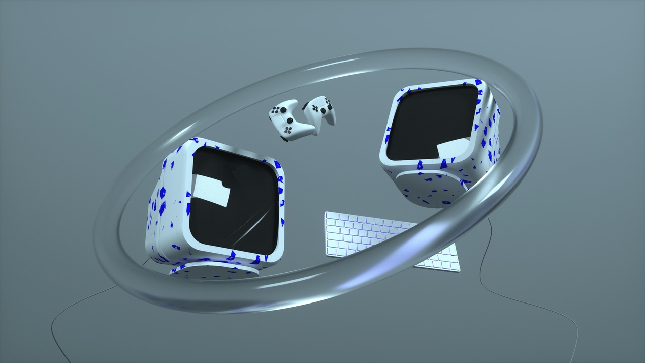Concept art of a Callisto surface base showing low-radiation operations