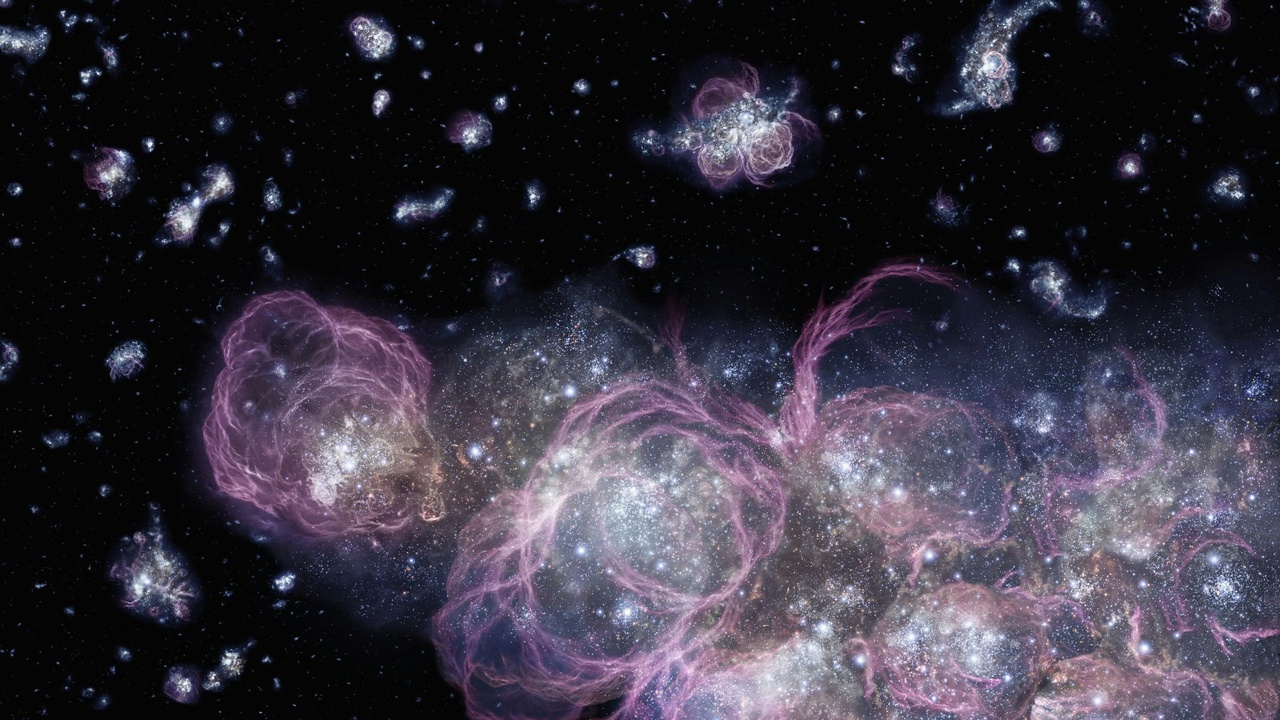 cosmic ray protons and electrons in space