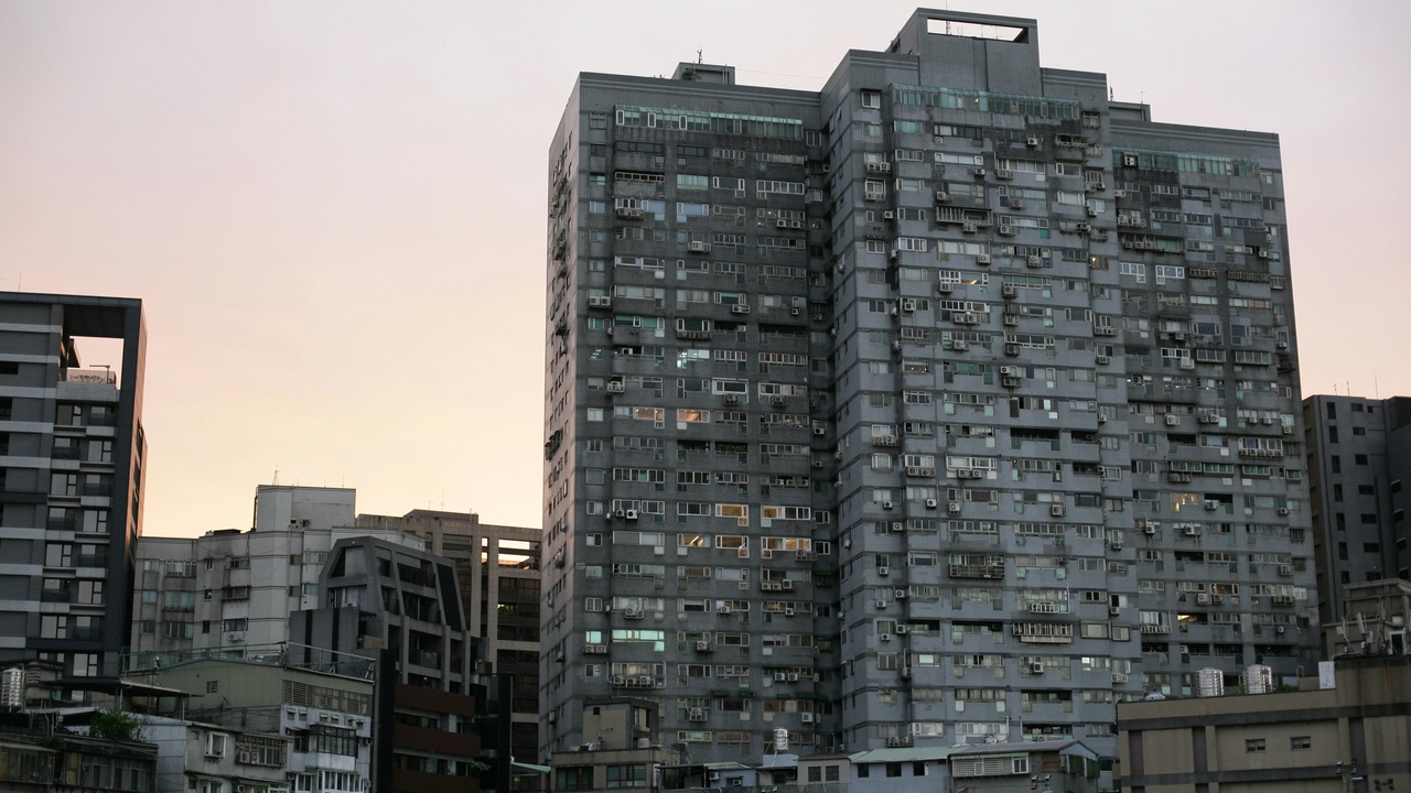 City skyline damaged by extreme storms and disrupted infrastructure