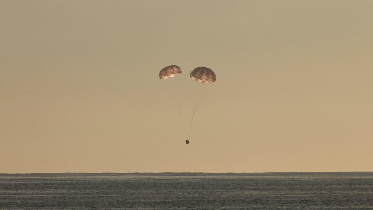 Reusable rocket booster landing and CubeSat deployment