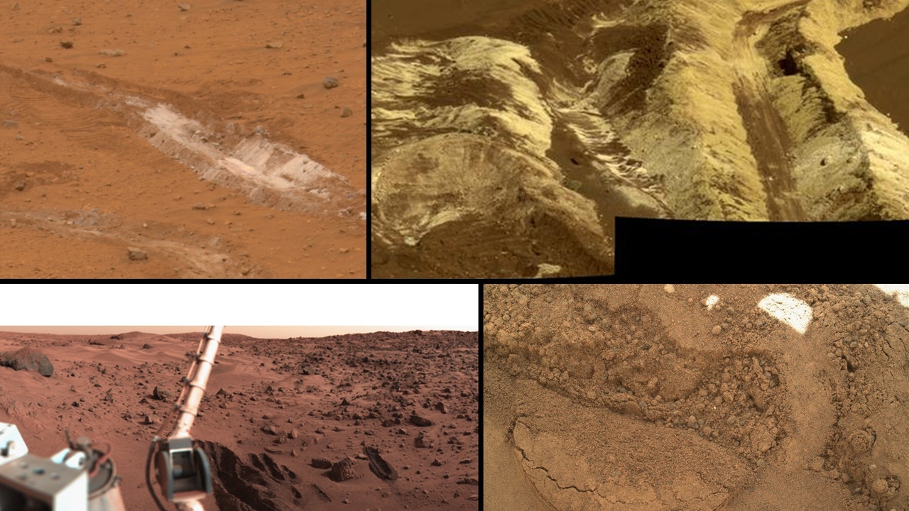 Curiosity, Perseverance, and Viking landers on Mars