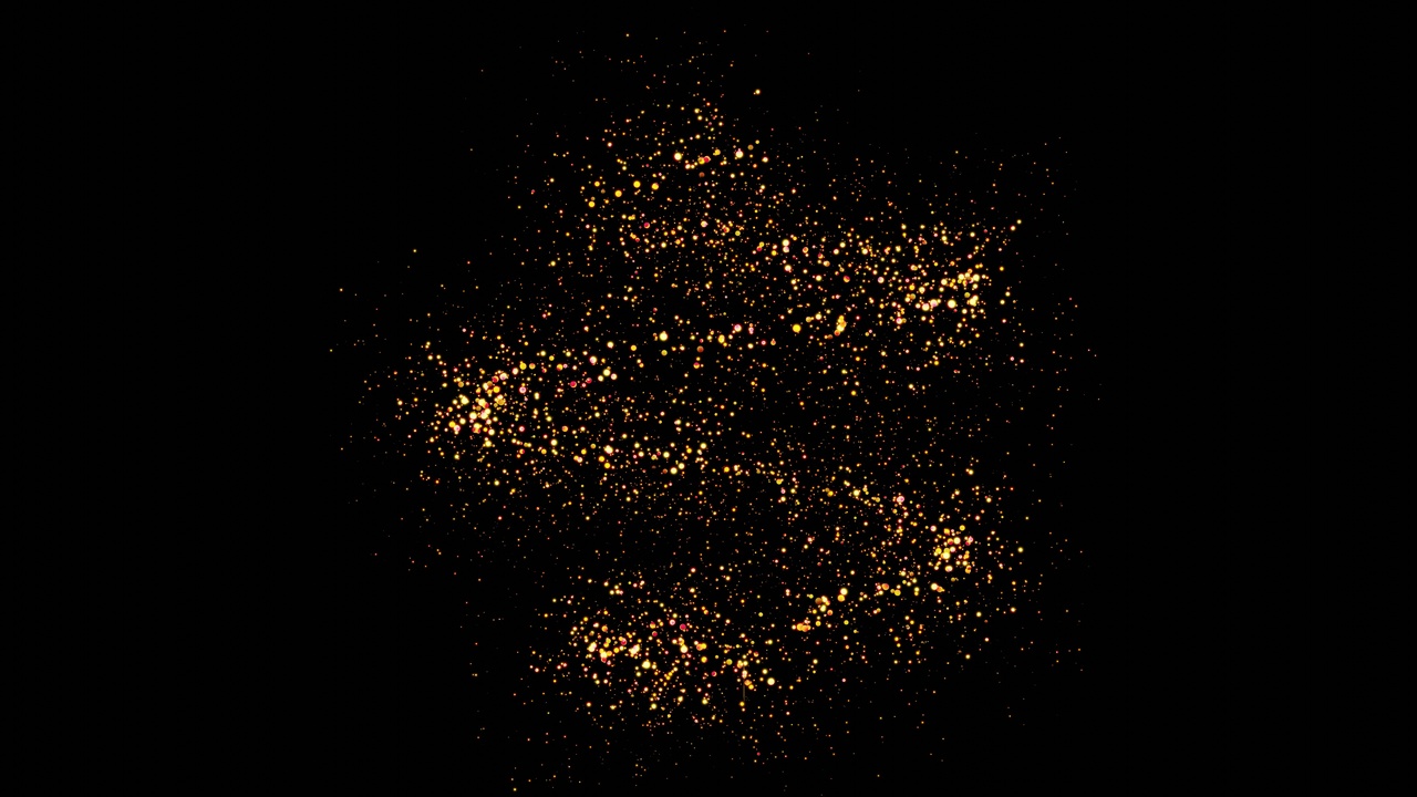 Simulation of dark matter and galaxy clusters illustrating unseen mass in the Great Attractor region
