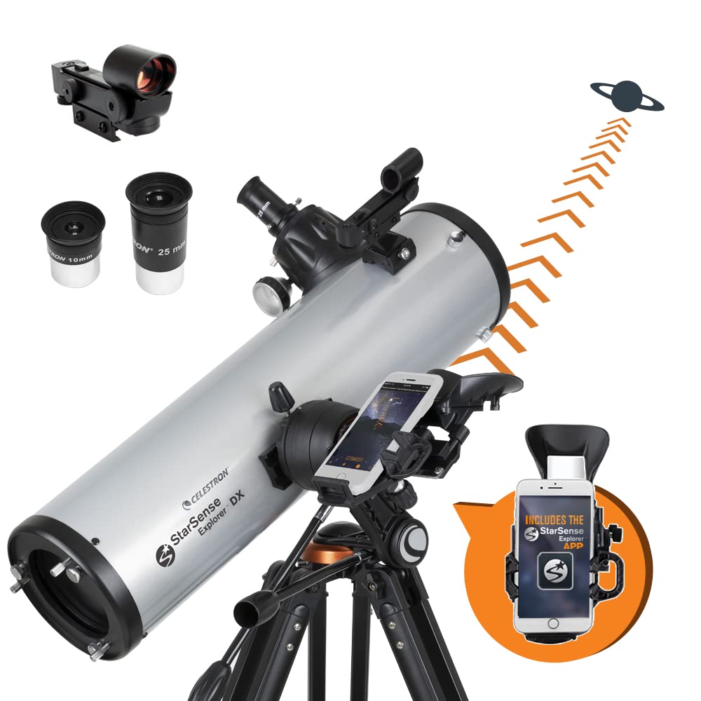 Celestron StarSense Explorer DX 130AZ Smartphone Guided Newtonian Telescope