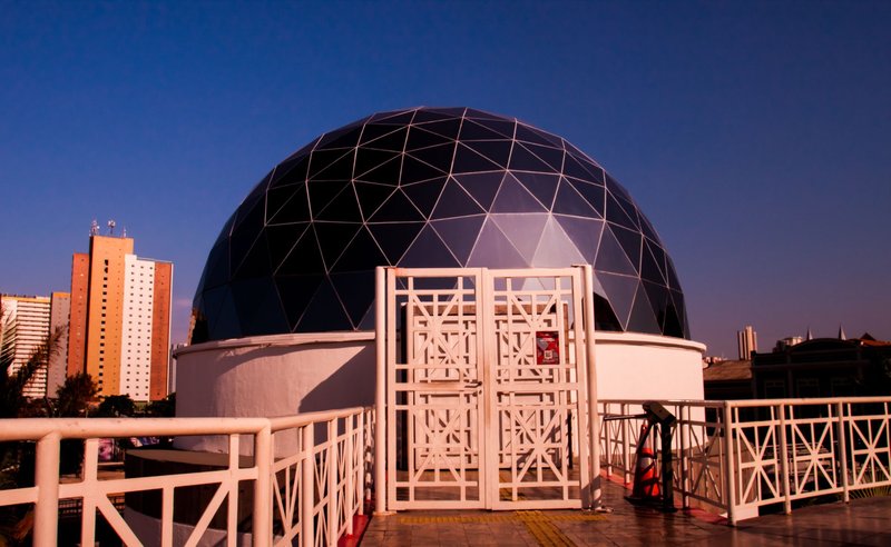 Geodesic dome at the Dragão do Mar Center in Fortaleza, Brazil.