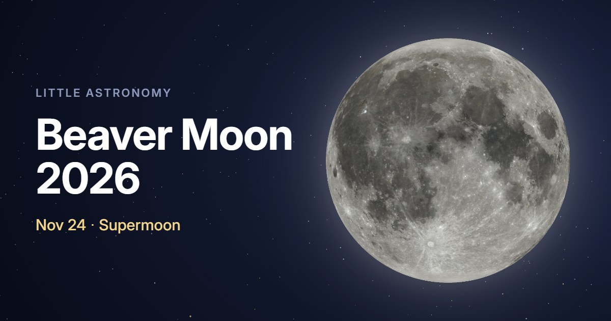 Beaver Moon 2026: Date, Time & Supermoon Facts