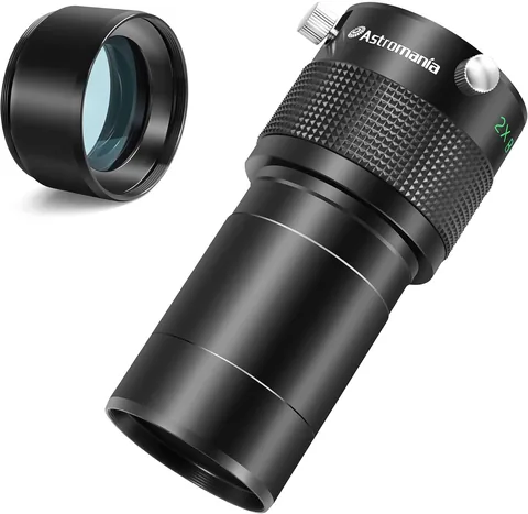 Astromania Barlow Lens 2X, 2 Inch ED Barlow Lens for Astronomical Telescope