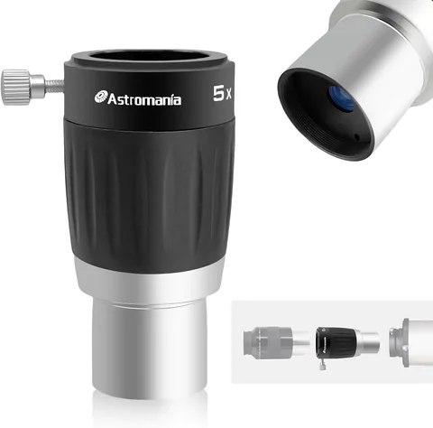 Astromania Premium Barlow Lens 5X 1.25 inch 4-Elements TeleXtender