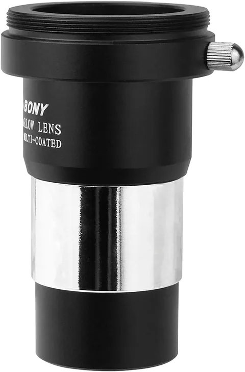 SVBONY 2X Barlow Lens, 1.25" Interface, Metal for Telescope Eyepiece