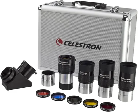 Celestron Eyepiece, Barlow & Filter Telescope Accessory Kit – 2" Barrel