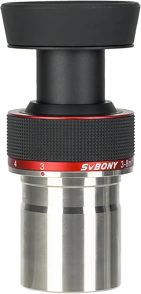 SVBONY SV215 Zoom Eyepiece, 1.25" 3mm-8mm Zoom Telescope Eyepiece, Parfocal