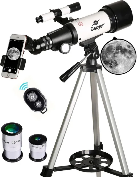 Gskyer 70mm/400mm AZ Refracting Telescope
