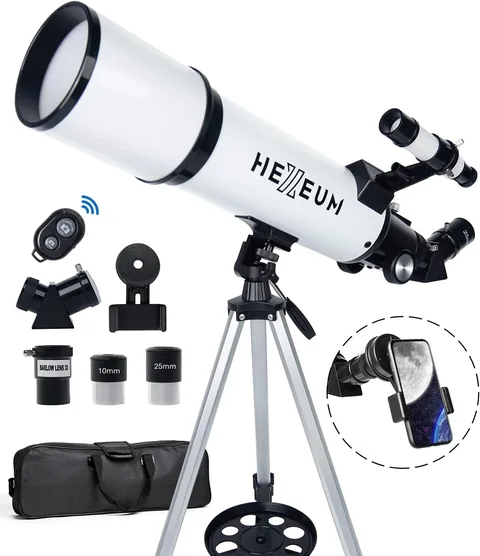 Koolpte 80mm/600mm AZ Refractor Telescope