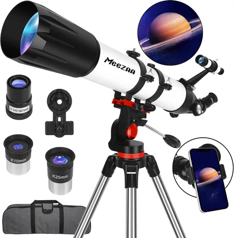 MEEZAA 90mm f/8.9 Refractor (90/800)